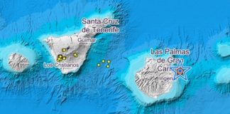 Terremoto de 3,6 al este de Gran Canaria y hasta 21 microseísmos en las inmediaciones del Teide