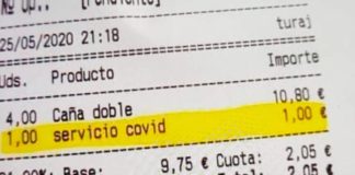 Cobrar un ‘suplemento Covid’ a los clientes es ilegal