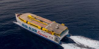 Fred. Olsen reactiva el servicio de ferry bus hacia los puertos donde opera
