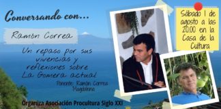 Charla de Ramón Correa este sábado en Hermigua
