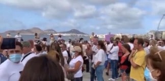 Más de 260 sanciones en las manifestaciones negacionistas de Santa Cruz y Las Canteras