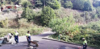 El Ayuntamiento de Hermigua realizar labores de mantenimiento en el acceso a Los Aceviños