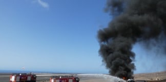 El Aeropuerto de La Gomera efectúa un simulacro general de accidente aeronáutico
