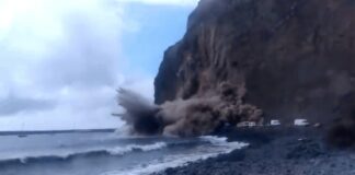 El Gobierno de Canarias confirma que por el momento no se han encontrado víctimas en el desprendimiento de Argaga