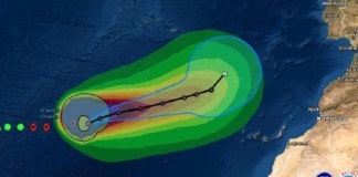 Una vaguada de aire frío hará que la tormenta subtropical Theta pierda fuerza al norte de Canarias