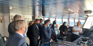 Naviera Armas Trasmediterránea presenta en La Palma el nuevo Villa de Tazacorte