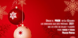 El PSOE de La Gomera desea Felices Fiestas a la sociedad gomera