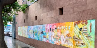 El Mercado Municipal estrena mural decorativo en su exterior