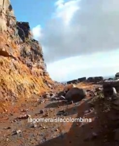 Aspecto del acceso a Puntallana Foto ' lagomeraislacolombina'