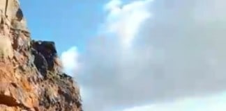 Los desprendimientos obligan al cierre del acceso a Puntallana en La Gomera Aspecto del acceso a Puntallana Foto l'agomeraislacolombina'