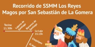 SSMM Los Reyes Magos realizarán este martes un recorrido por los barrios de San Sebastián de La Gomera