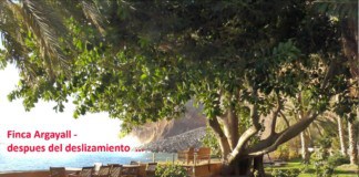 Residentes en el barranco de Argaga muestran su preocupación “por la falta de noticias de las autoridades” tras el deslizamiento de tierra