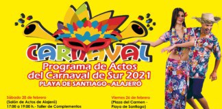 Alajeró y toda la comarca celebra a partir de este sábado diversos actos del ‘Carnaval del Sur 2021’