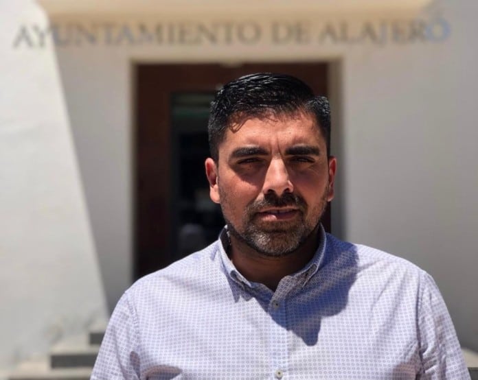 Héctor Cabrera, portavoz del grupo político de Agrupación Socialista Gomera (ASG) en el Ayuntamiento de Alajeró
