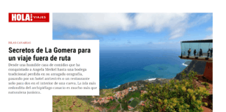La revista ¡Hola! muestra los secretos de La Gomera como destino turístico