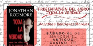 Hermigua acogerá este próximo sábado la presentación del libro de Jonathan Rodríguez Morales