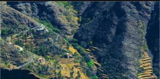 Estampa de La Gomera ‘vaciada’ 2: Erque-Erquito