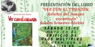 Presentación del libro “Ver con el corazón” de Sandra Schuster-Böckler este sábado en Hermigua