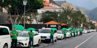 Los taxistas de Valle Gran Rey rechazan que se aumente las frecuencias de guaguas con Vallehermoso