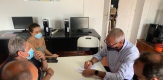 Transición Ecológica firma el acta de replanteo para las obras de mejora del sistema de saneamiento de Agulo