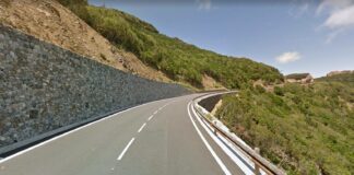 El Cabildo informa de cortes en la carretera GM-1 entre el acceso a La Meseta hasta el cruce de Epina