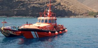 Un cayuco interceptado cerca de San Sebastián de La Gomera