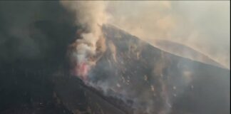 Se abre una nueva boca en el Volcán de La Palma este sábado