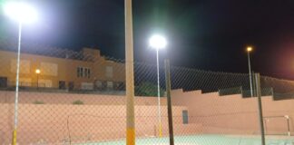 La Cancha de La Gallarda cuenta con nuevo alumbrado público