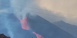 Detectan una leve deformación del terreno cerca del cono del volcán