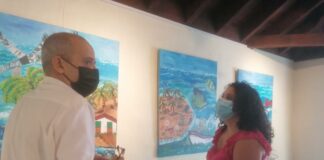 La Casa Colón acoge una exposición de pintura de los usuarios del Centro de Rehabilitación Psicosocial insular