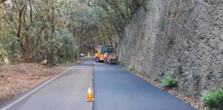 El Cabildo de La Gomera ejecuta tareas de mantenimiento y mejora en varias vías insulares