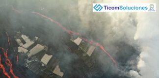 Nuevo «derrame» de lava al sur de la fajana de Los Guirres