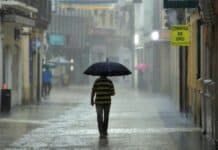 Jueves lluvioso en Canarias