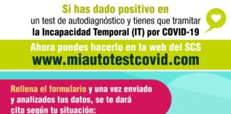 Sanidad pone en marcha una web para comunicar el resultado positivo de un test de autodiagnóstico de la COVID-19