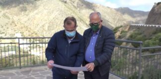 Cabildo y Ayuntamiento fijan una inversión de 4,8 millones para encauzar el Barranco de Vallehermoso