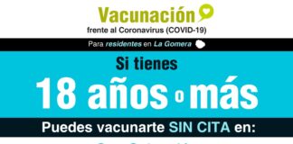Sanidad celebra mañana sábado una jornada de vacunación sin cita contra la COVID-19 en La Gomera
