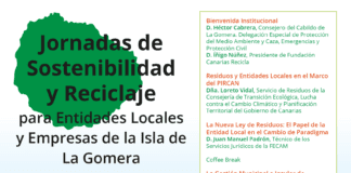 La Gomera celebra las Jornadas de Sostenibilidad y Reciclaje para entidades locales y empresas de la isla