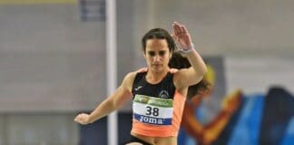 Lucía Curbelo 11 en el Campeonato de España Sub20 Pista Cubierta Triple Salto