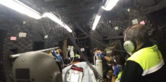 Un helicóptero del Ejército del Aire evacúa a un paciente grave desde La Gomera a Tenerife