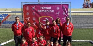 La Selección Alevín Femenina de Fútbol Subcampeona provincial en El Hierro