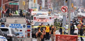 Al menos 13 heridos en un tiroteo en el metro de Nueva York