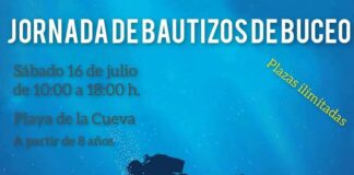 San Sebastián de La Gomera acoge una nueva jornada de bautizos de buceo