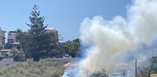Estabilizado el conato de incendio declarado en Valle Gran Rey
