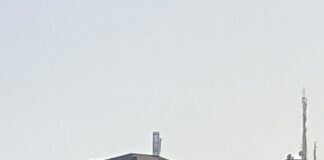 Comienza a elevarse la base para la figura de El Cristo en San Sebastián de La Gomera