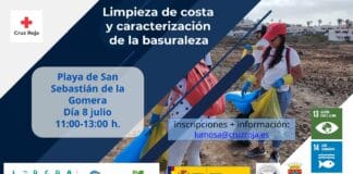 El Ayuntamiento de San Sebastián de La Gomera y Cruz Roja te invita a una nueva limpieza de playa