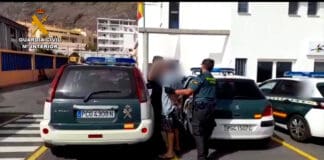 La Guardia Civil detiene a un hombre acusado de cometer hasta cuatro delitos de robo con fuerza en Valle Gran Rey