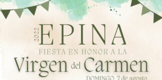 Epina celebra este domingo sus fiestas en honor a la Virgen del Carmen