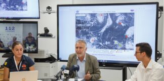 20:45 horas: Las lluvias se intensificarán a partir de este domingo por la proximidad de la tormenta tropical a Canarias