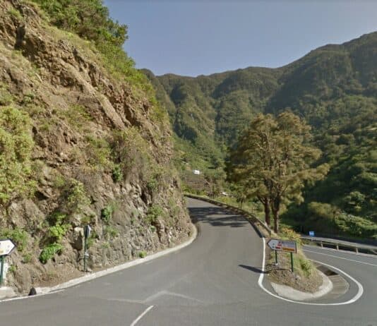 El Cabildo procede al cierre preventivo de la carretera de El Rejo