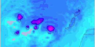 Posible formación de una DANA en Canarias que podría dejar mucha lluvia la próxima semana